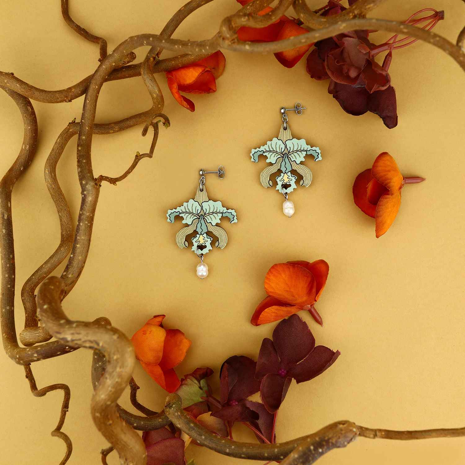 Pikku Orkidea korvakorut