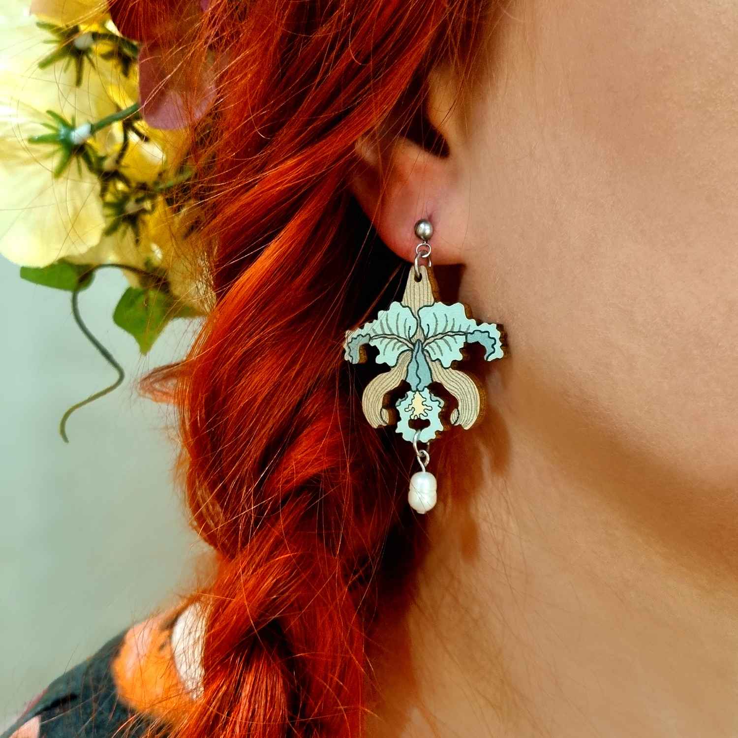 Pikku Orkidea korvakorut - Image 5