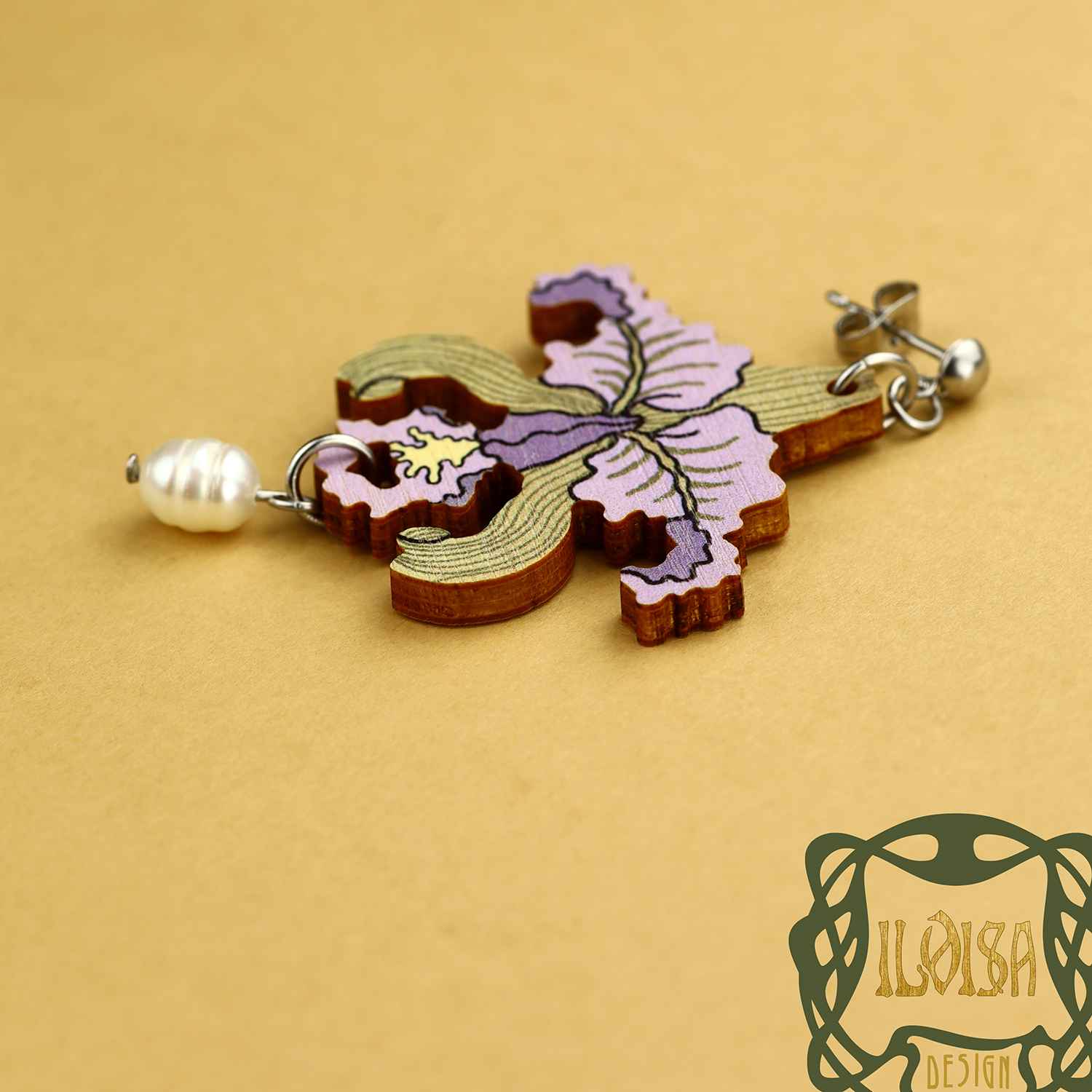 Pikku Orkidea korvakorut - Image 6